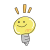 かわいい電球