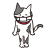 マスクをつけている猫のイラスト