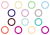 透過PNG・ドルフィン　バブルリングのイラスト