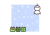 かわいい梅雨の正方形フレーム
