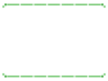 透過PNG・上下　トントンツーの枠フレーム・みどり