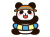 夏休みのパンダ