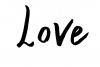  フォント素材「Love」