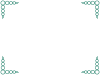 輪っかフレームシンプル飾り枠背景素材イラスト。透過png