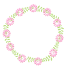 花輪のピンクフレーム