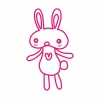 うさぎ(線画)