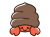 かわいいヤドカリのキャラクター