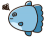 弱ったマンボウのキャラクター