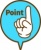  Point ハンドサインふきだし