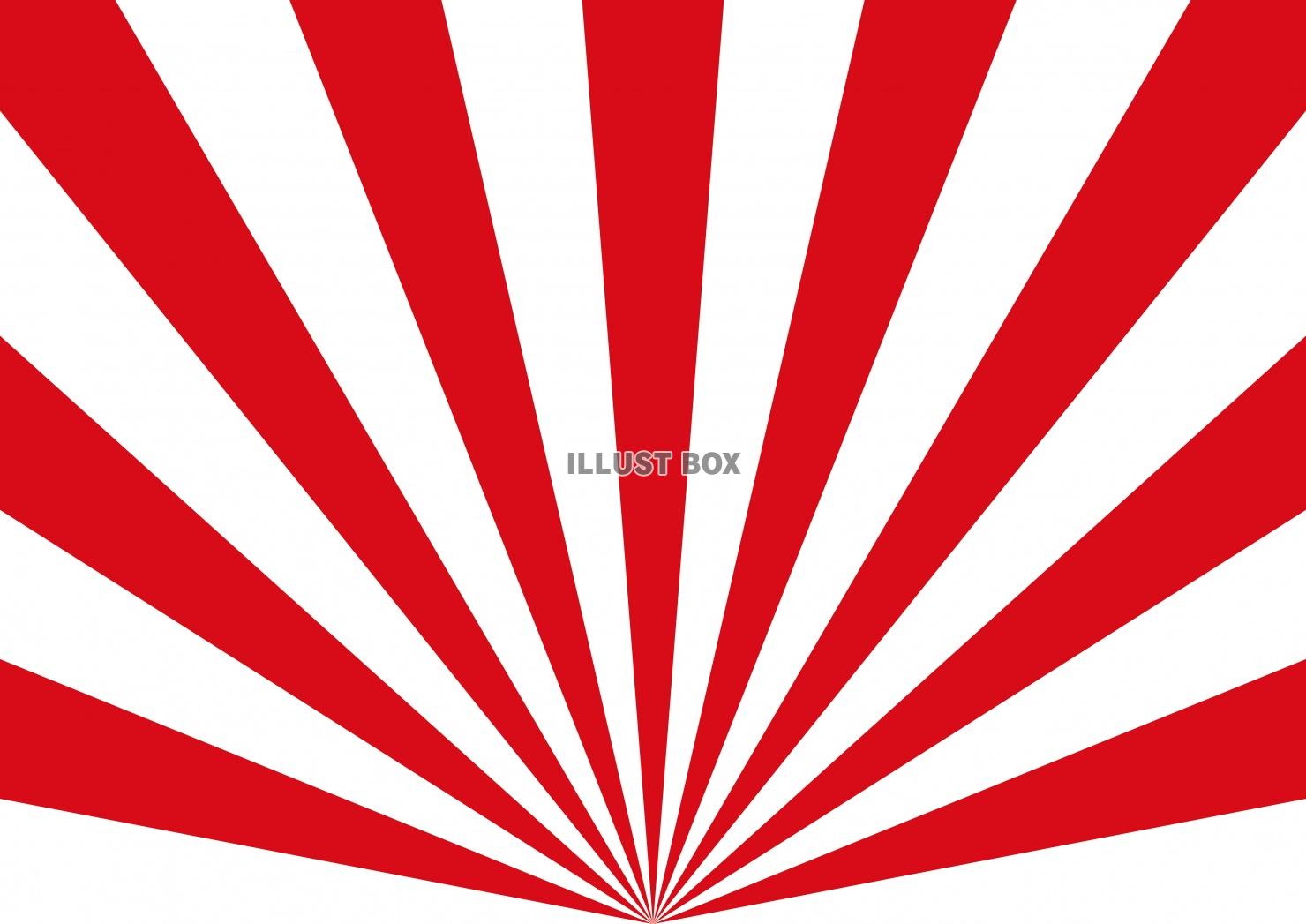 背景素材♪ シンプル集中線★効果線★放射線★紅白