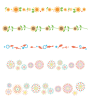 夏のライン_向日葵・金魚・花火