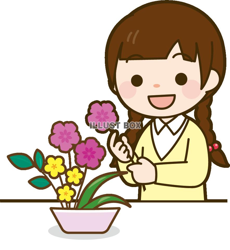 生け花 イラスト無料