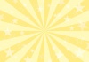 背景素材♪ 星がいっぱい集中線★効果線★放射線★イエロー系
