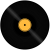 レコード盤　ベクター・透過PNG