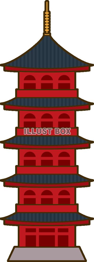 寺 イラスト無料