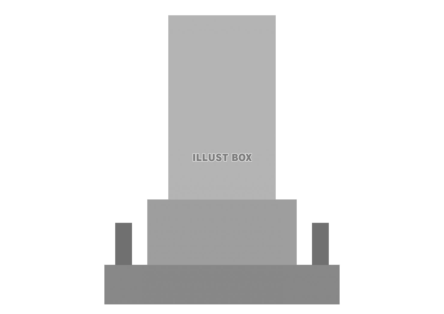 ５イラスト（墓）