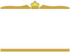 王冠フレームシンプル飾り枠背景額縁イラスト。透過png