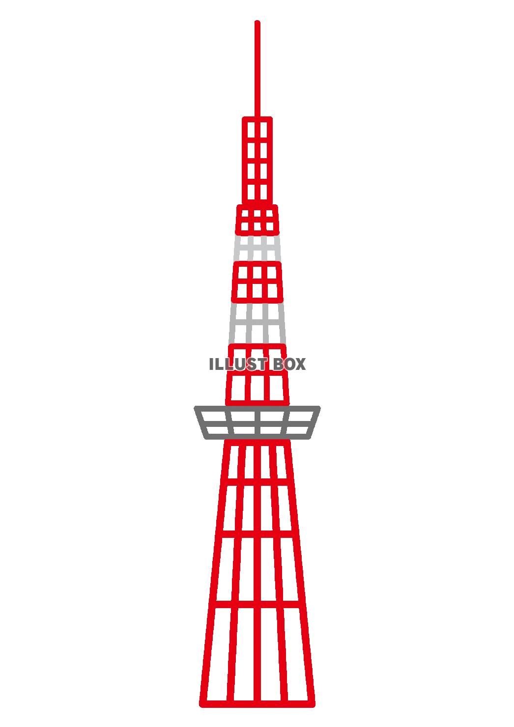 1イラスト（東京タワー）