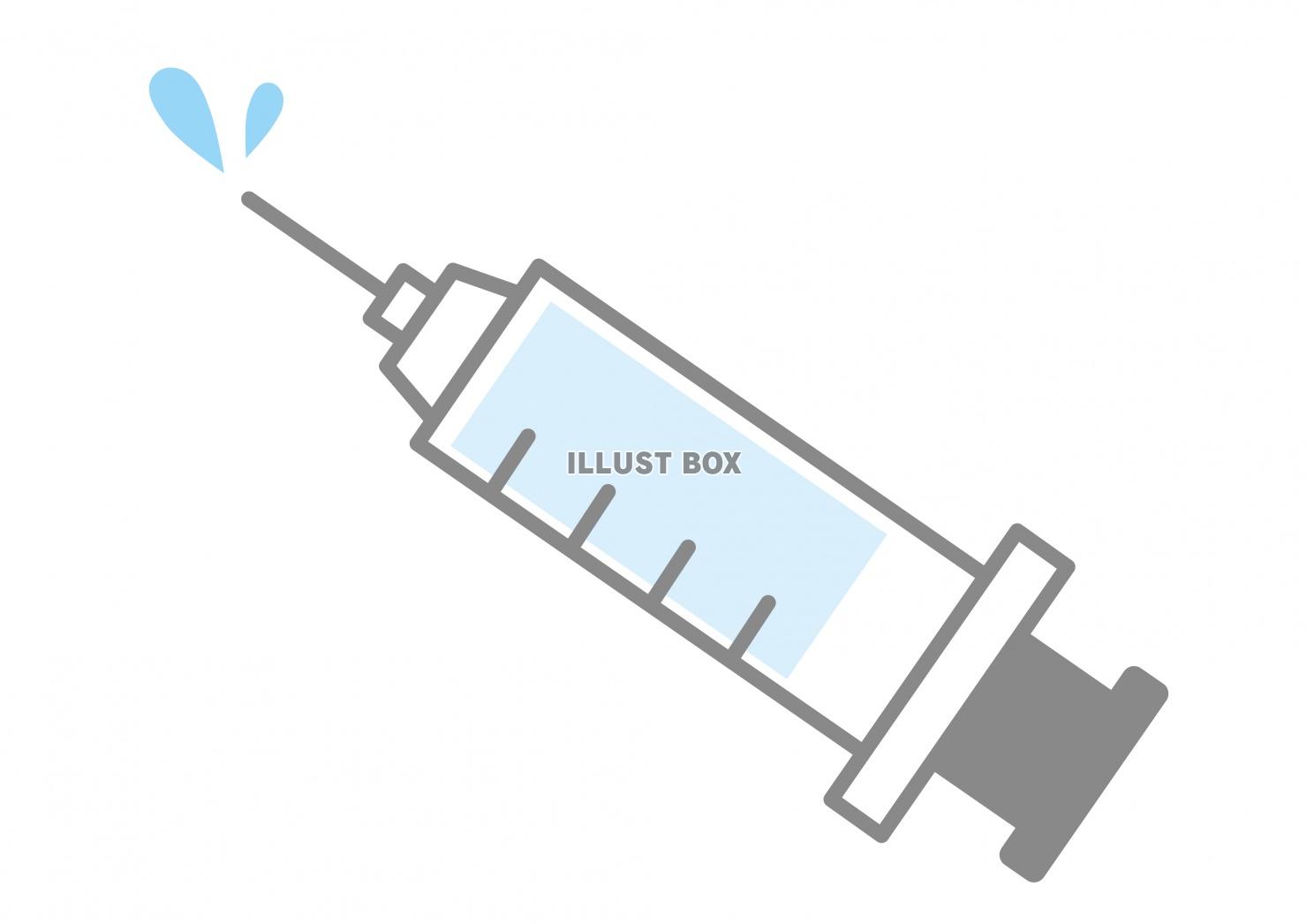 注射器 イラスト無料