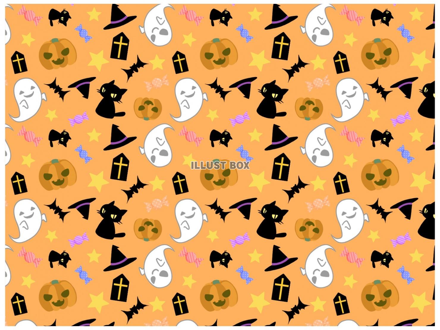 ハロウィンの背景素材