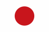 日本国旗・日の丸のフラットイラストフリー素材