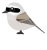  ツリスガラ（日本の野鳥）透過PNG