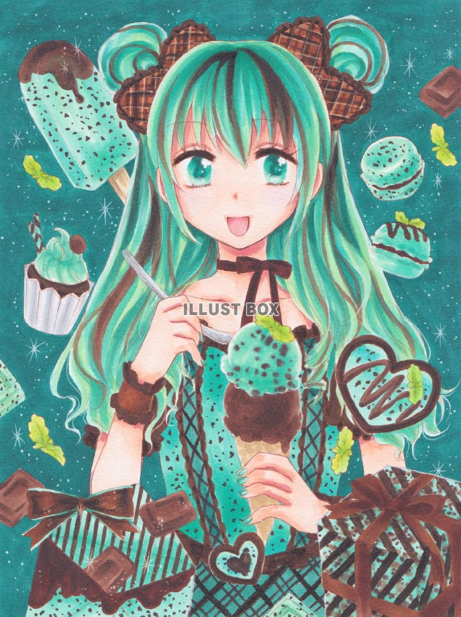 無料イラスト チョコミント