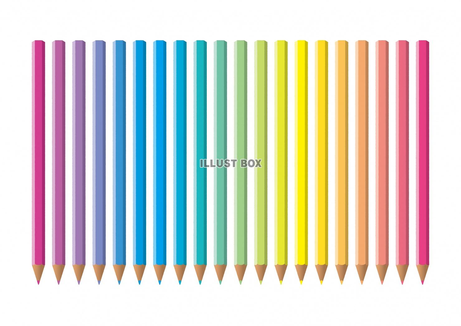 カラフル色鉛筆