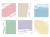 くすみカラーの背景あしらいセット