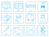 感染症予防・対策　取り組みアイコンセット3