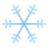 雪の結晶★スノーマーク★冬★アイコン