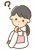 疑問をいだく主婦