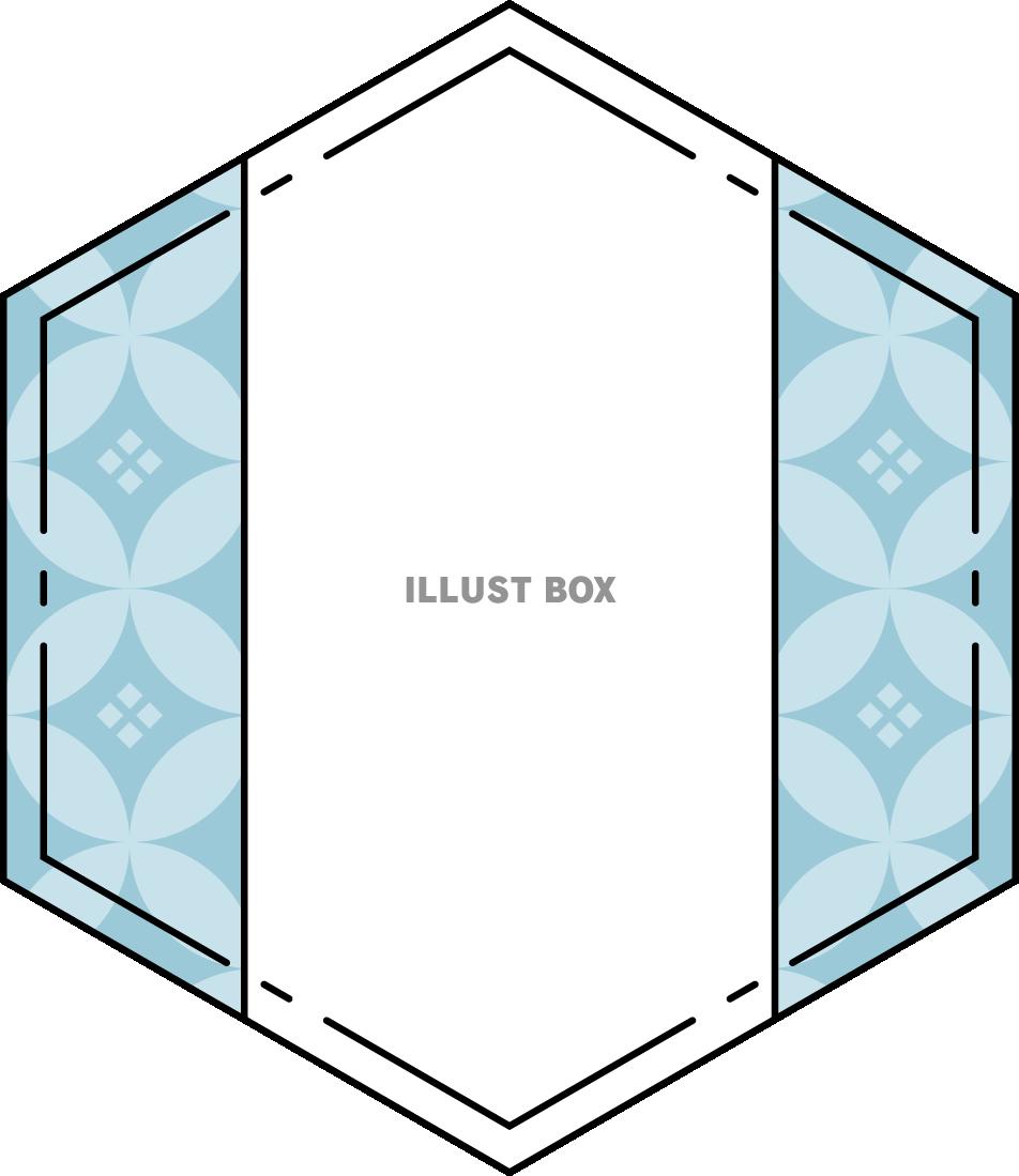 和風の飾り枠素材