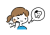 虫歯が痛い女性のイラスト