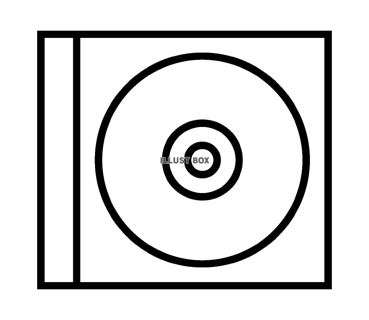 ケース入りディスクのアイコン