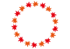 ４フレーム_紅葉・丸