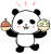 秋の味覚パンダ