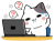 パソコンわかんにゃい・・・＜ぶち猫　にゃんこ＞