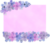 水彩の小花フレーム3
