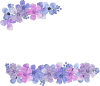 水彩の小花フレーム4