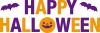 HAPPY HALLOWEENハロウィン　ロゴ