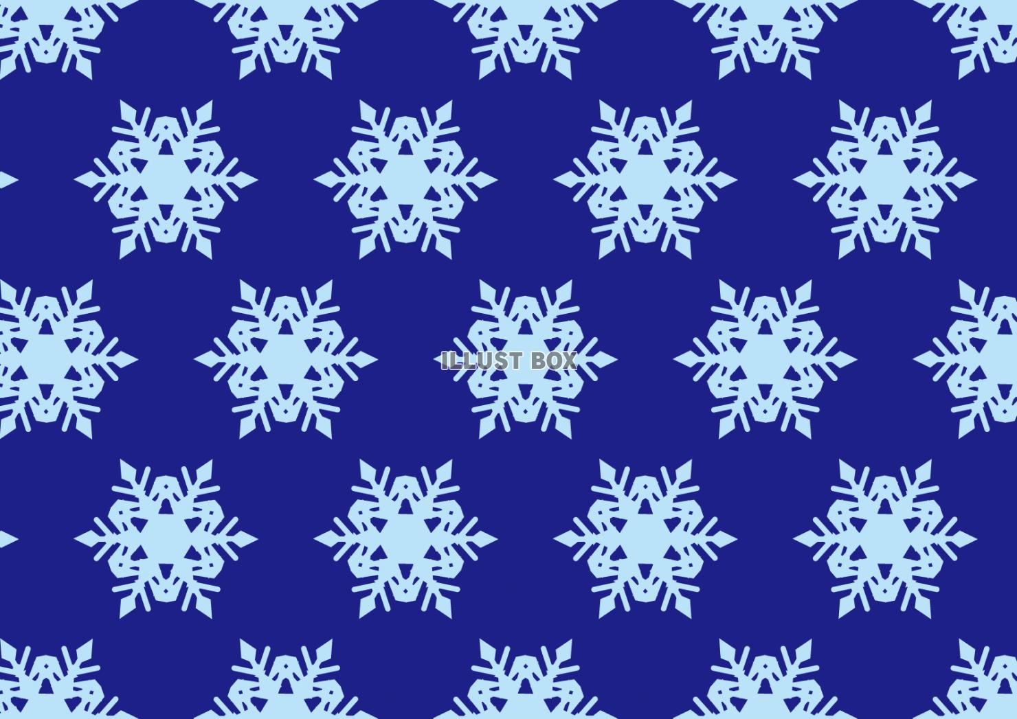 ７背景（雪の結晶２・水色・青色）