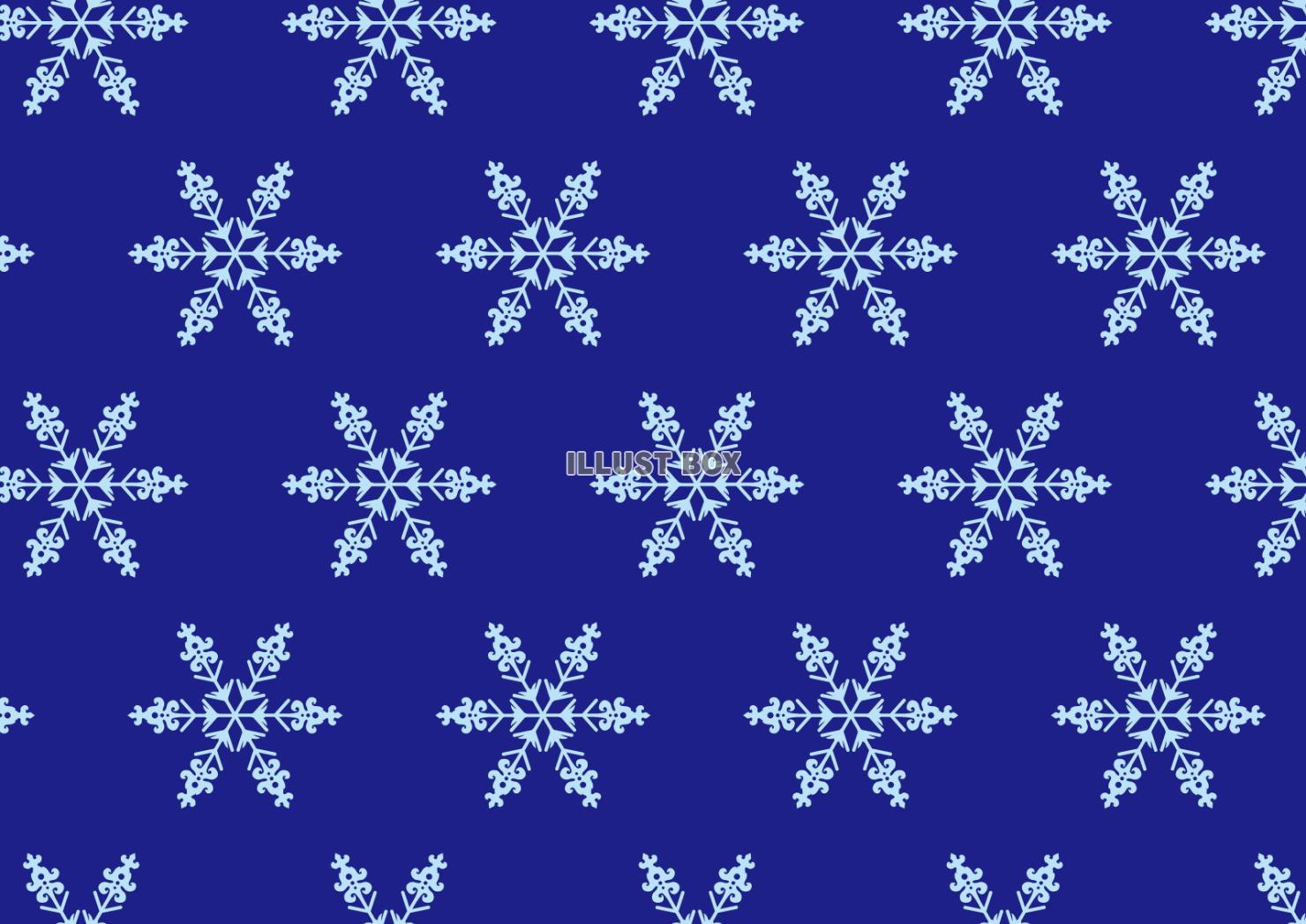 ９背景（雪の結晶４・水色・青色）