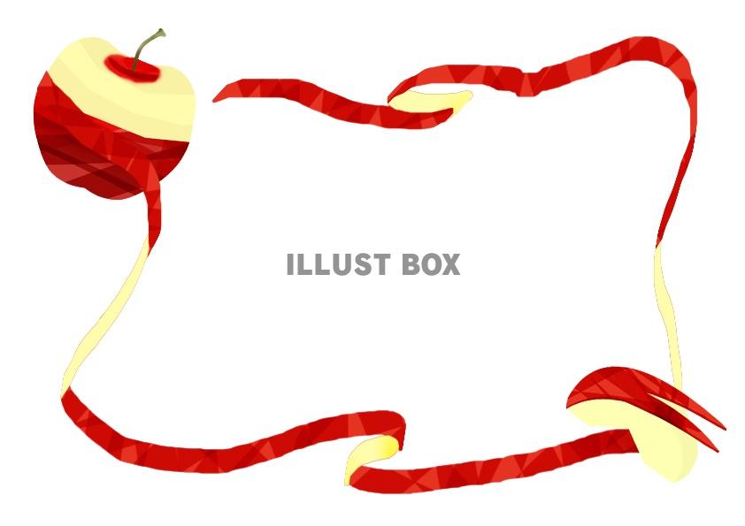 リンゴのメッセージカード