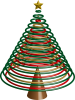 クリスマスツリーのイメージのオブジェ
