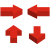 立体3Dの矢印