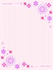 秋色の小花もようのびんせん