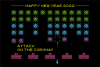 2022年賀状　レトロゲーム風コロナ撃退