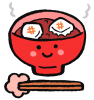 手描きのぜんざい