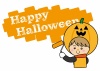 ハロウィン09_07（子ども・ペンキ03・悪戯・ハッピーハロウィン）